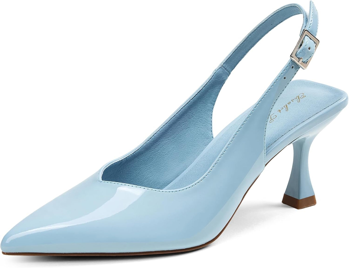 Elisabet Tang Women's Kitten Heel Slingback Pumps for Elegance