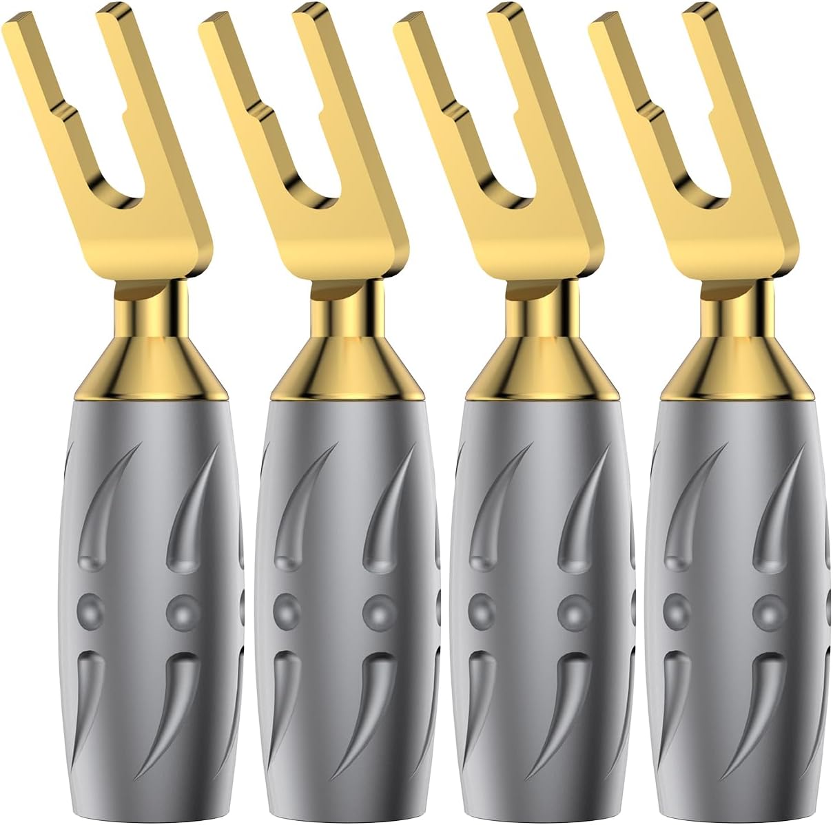 Viborg VS701G HiFi Speaker Spade Connectors for Audiophiles