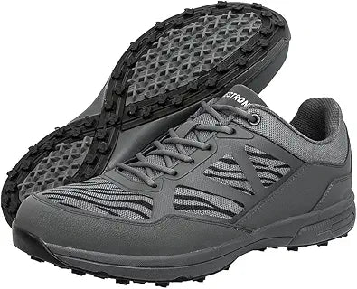 THESTRON 2021 Men Golf Shoes Waterproof Spikes Golf Sneakers