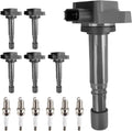HYR Set of 6 Ignition Coils & Iridium Plugs for 3.5L V6 - Fit