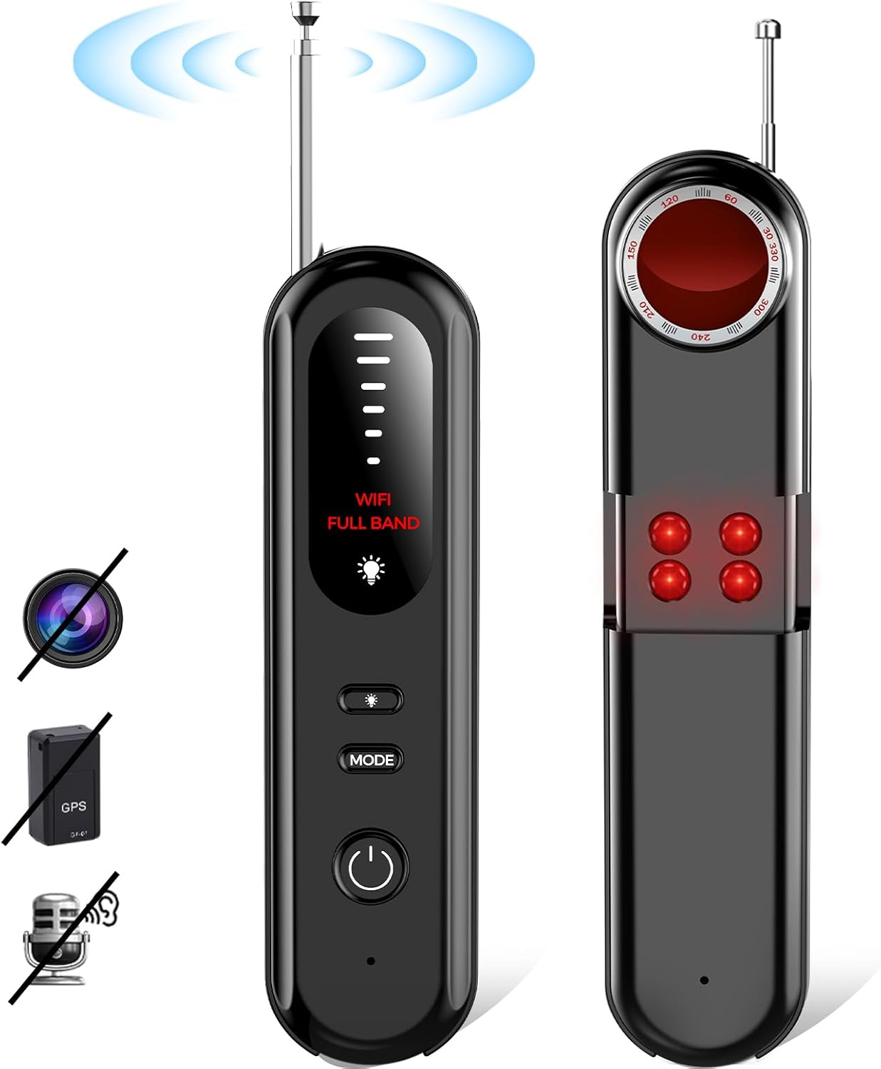 EVESKY Anti-Spy Detector - 5 Sensitivity Levels