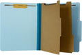 File King Classification Folders 2 Dividers Letter Size - Pale Blue
