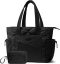 LOVEVOOK Tote Bag for Women - Quilted Puffer Work & Travel Tote (2pcs)