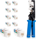 Speed Termination Tool - Easy Punch Down for RJ45 Cat6 Keystone Jacks
