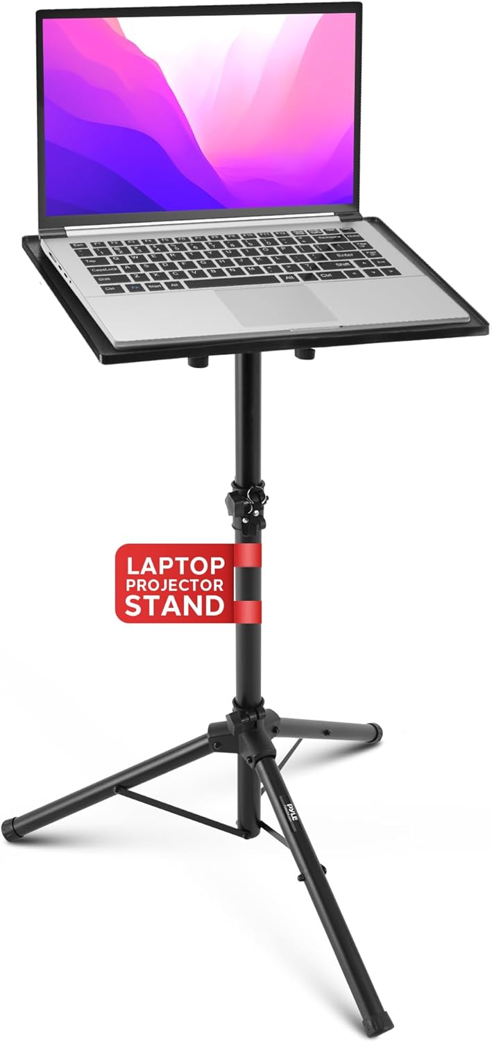 Portable Laptop Projector Stand - Height Adjustable Up to 39.37