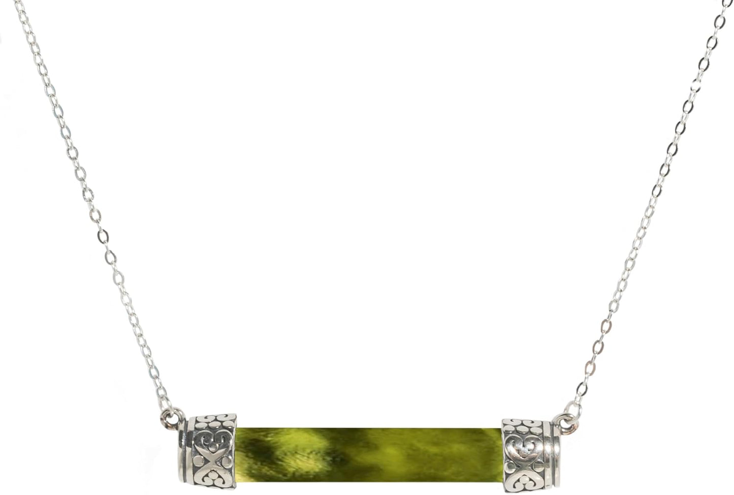 Handmade Bottoms Up Necklace with Recycled Vintage Glass Art