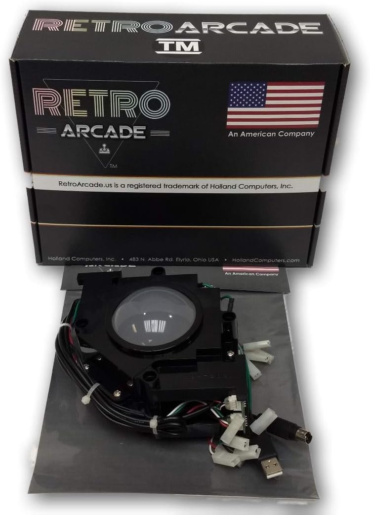 RetroArcade.us 3 inch Track Ball for PC and MAC Gaming Fun