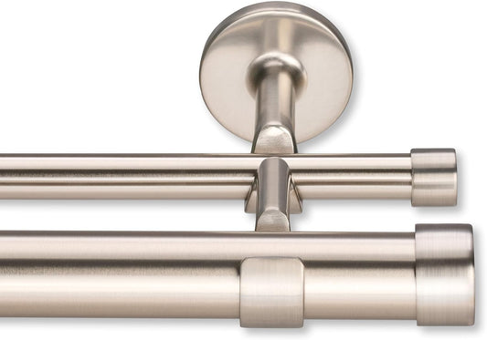 Premium 6 Foot Custom Double Curtain Rod by Cambria Designer Series