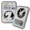 2025 W 1 oz American Silver Eagle Proof Coin PF-70 Ultra Cameo