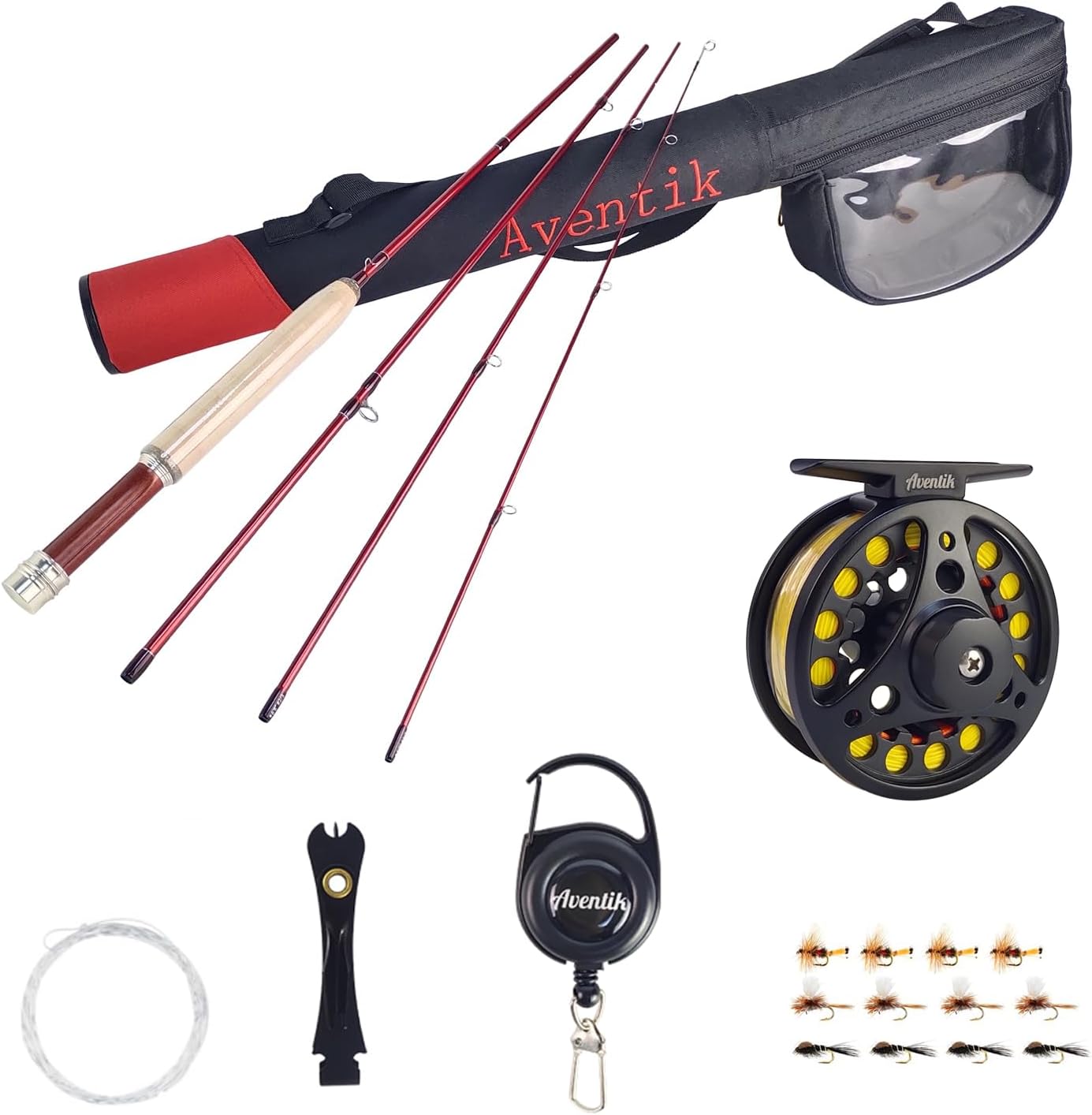 Aventik Whisperer Fly Fishing Rod 4 Pieces for Beginners