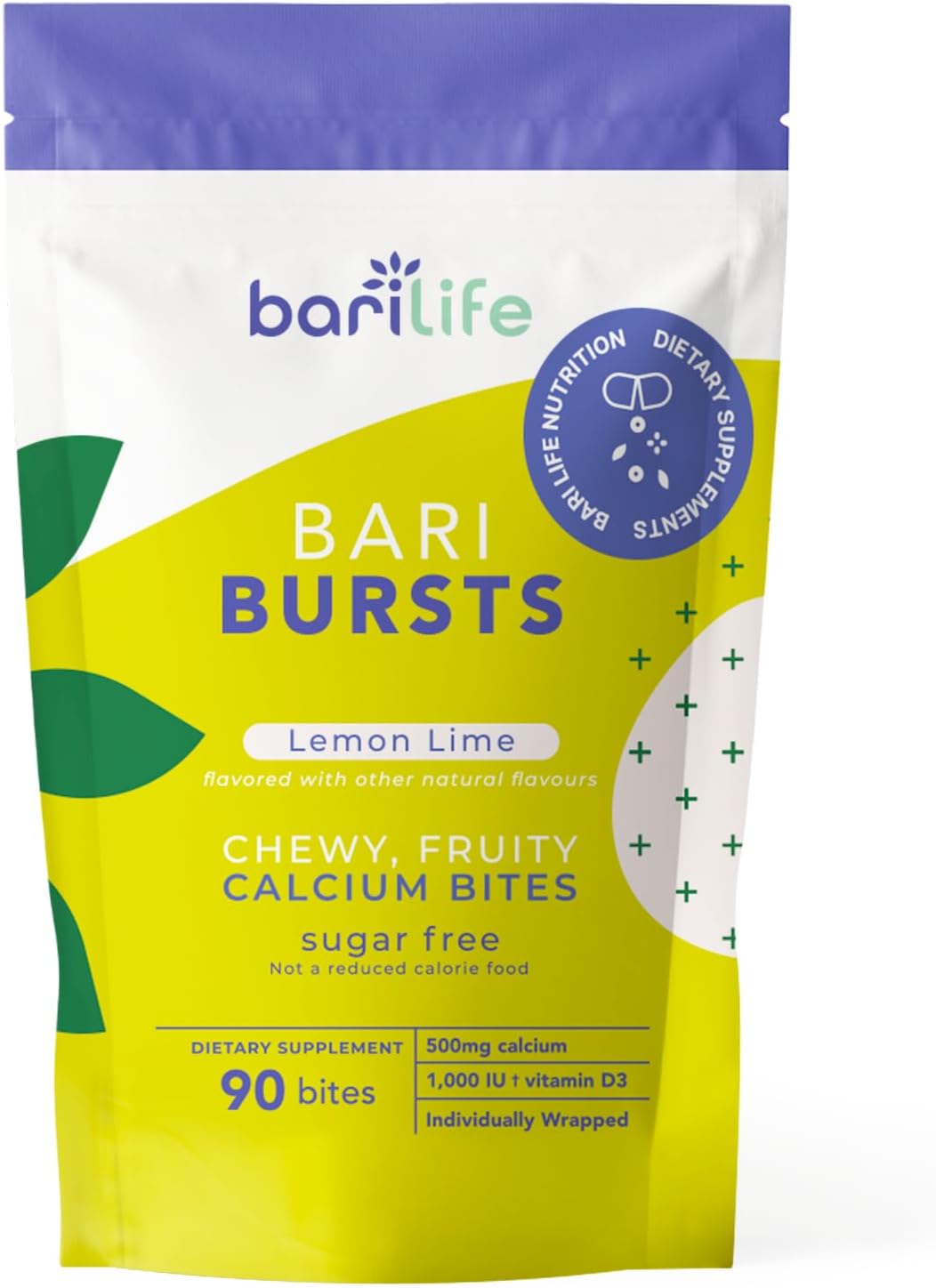 Calcium Citrate Bariatric Calcium Chews with Vitamin D3 for Health