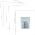 MBC Mat Board Center 5 Pack 16x20 White Picture Mats for Framing