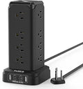 Power Strip Surge Protector Tower with 16 Outlets and PD20W USB-C