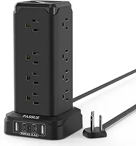 Power Strip Surge Protector with 16 AC Outlets and USB Ports