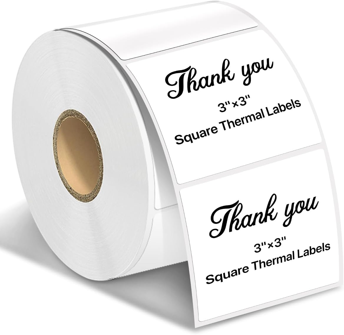 500 Quality Square Thermal Labels for Efficiency!