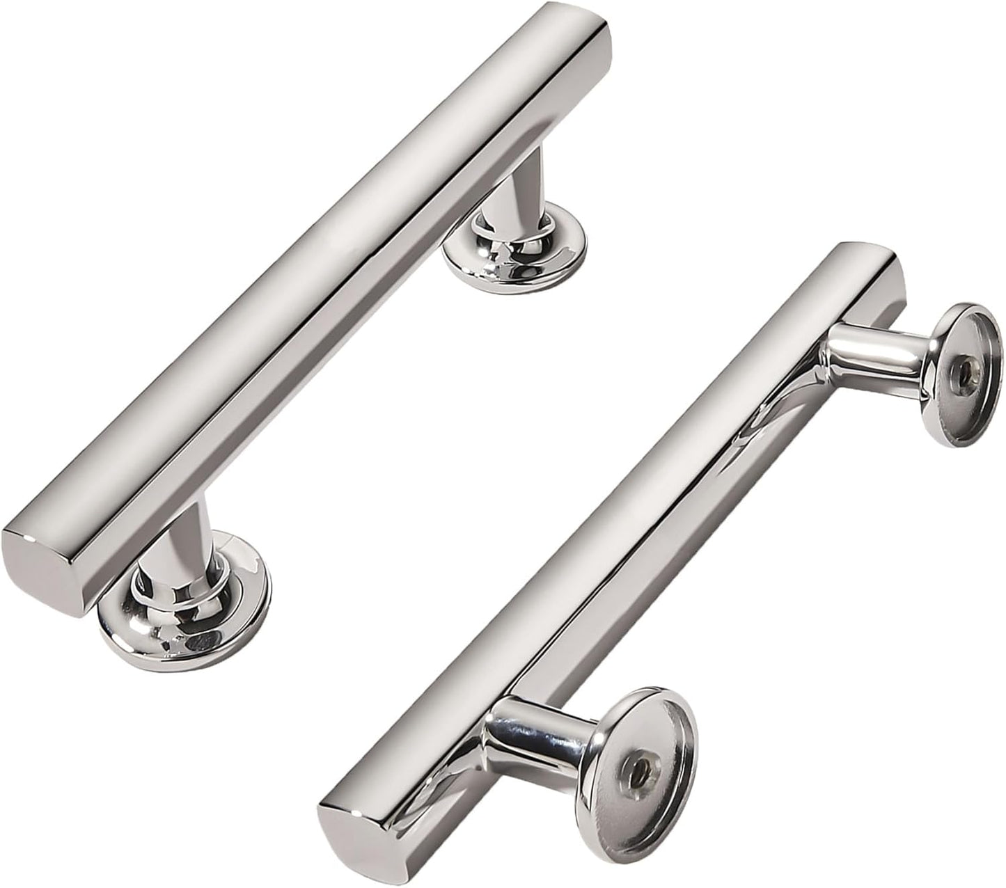 Polished Nickel Cabinet Pulls - 10 Pack 3 Inch Heavy Duty Hardware