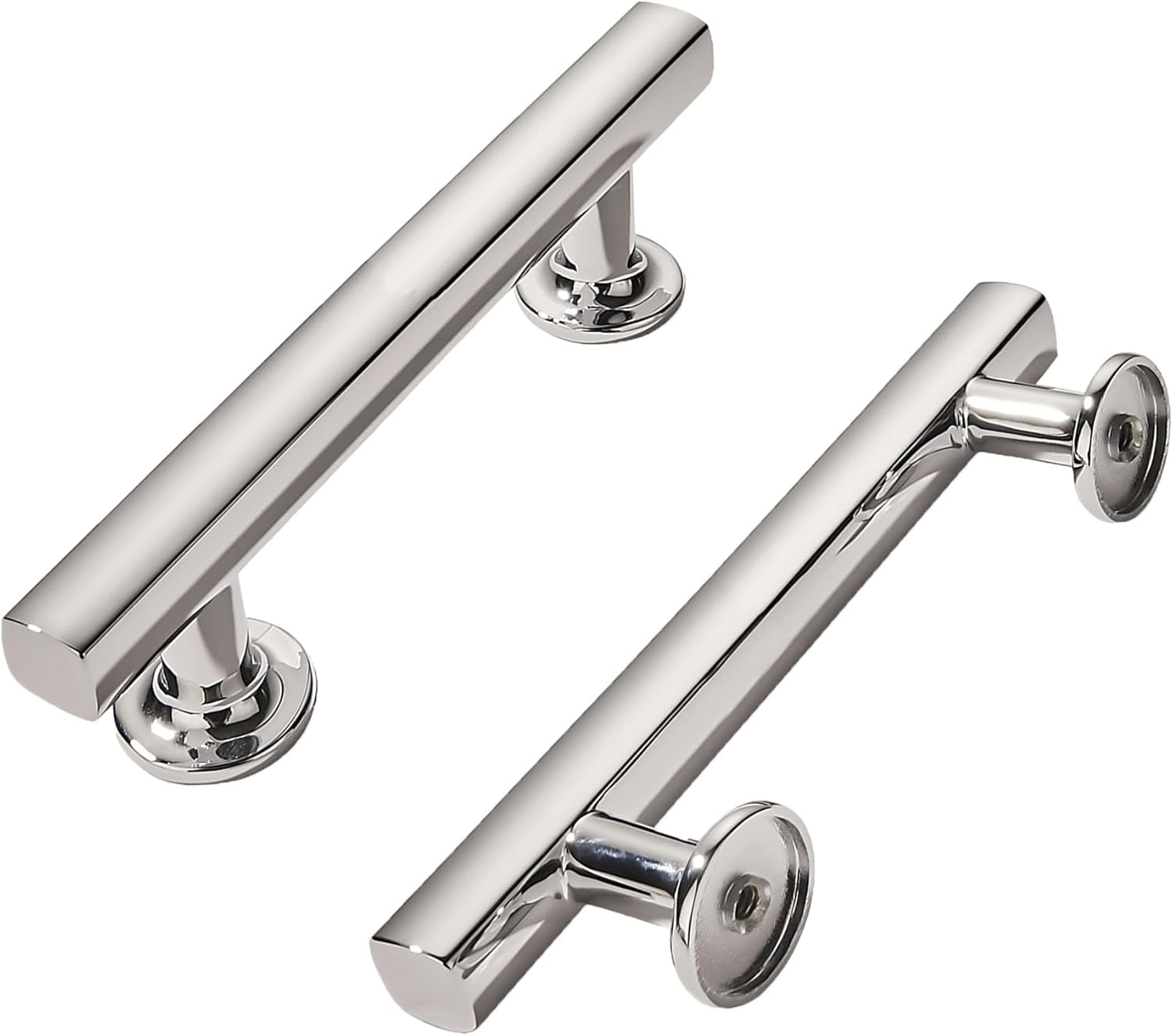 Polished Nickel Cabinet Pulls - 10 Pack 3 Inch Heavy Duty Hardware