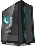 DeepCool CC560 V2 Mid-Tower ATX PC Case - Four LED Fans, Tempered