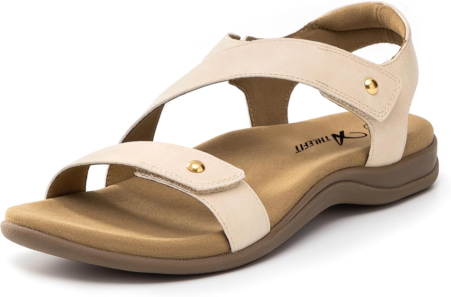 Athlefit Women's Comfortable Orthopedic Sandals with Arch Support