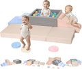 Climbing Toys for 1 Year Old - Soft 7-Piece Indoor Play Set