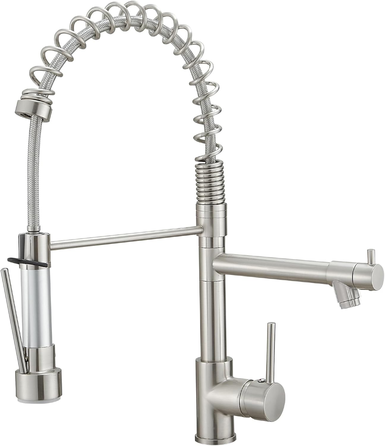 AIMADI Kitchen Faucet with Pull Down Sprayer for Versatile Use