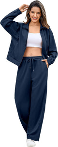 Totatuit Womens 2 Piece Sweatsuit Set - Cozy Travel Tracksuit
