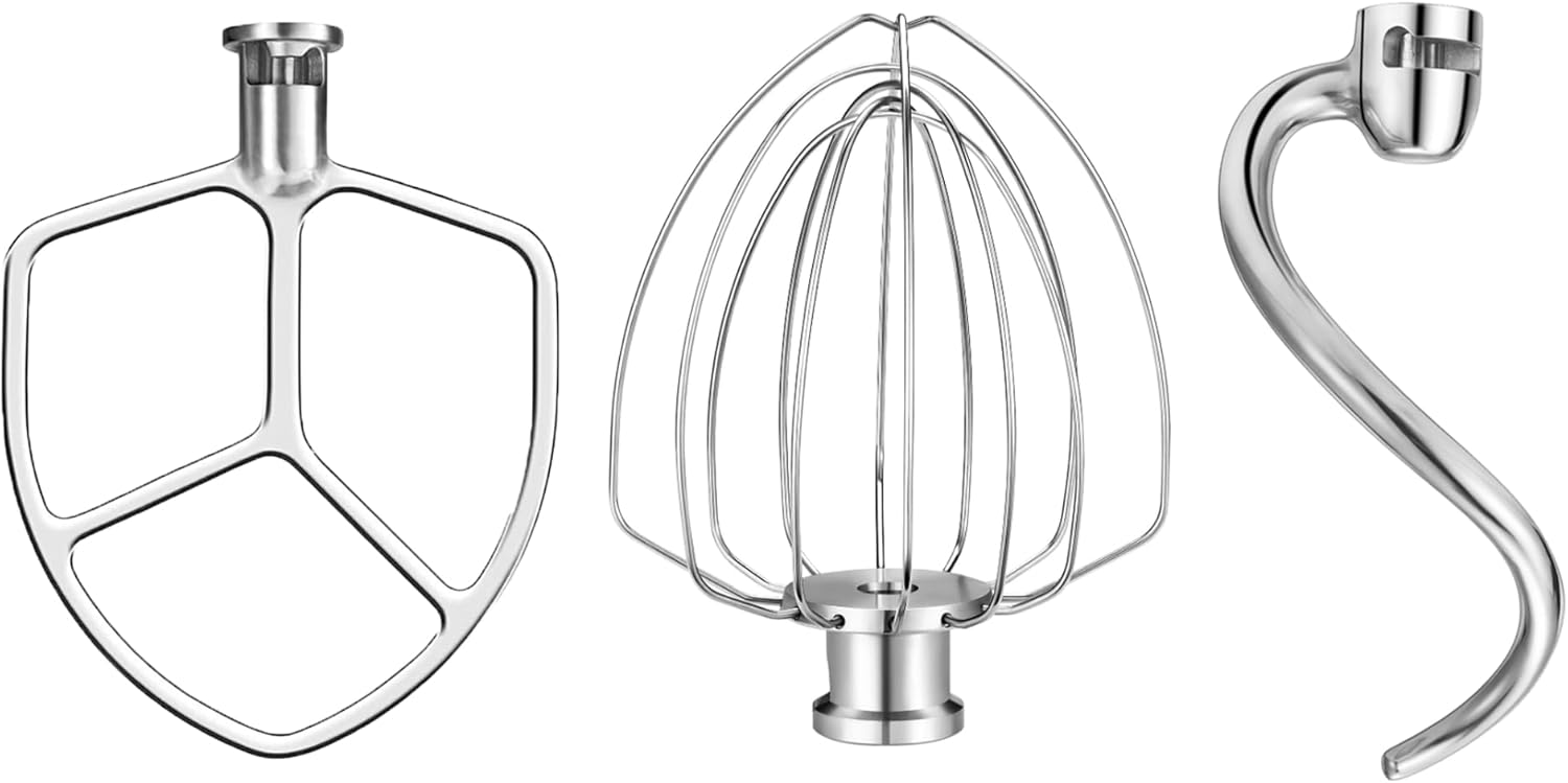 Stainless Steel Accessories for KitchenAid 5-6 Qt Bowl-Lift Mixer