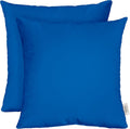 Sunbrella Square Throw Pillows Set of 2 - Durable Outdoor 20 in