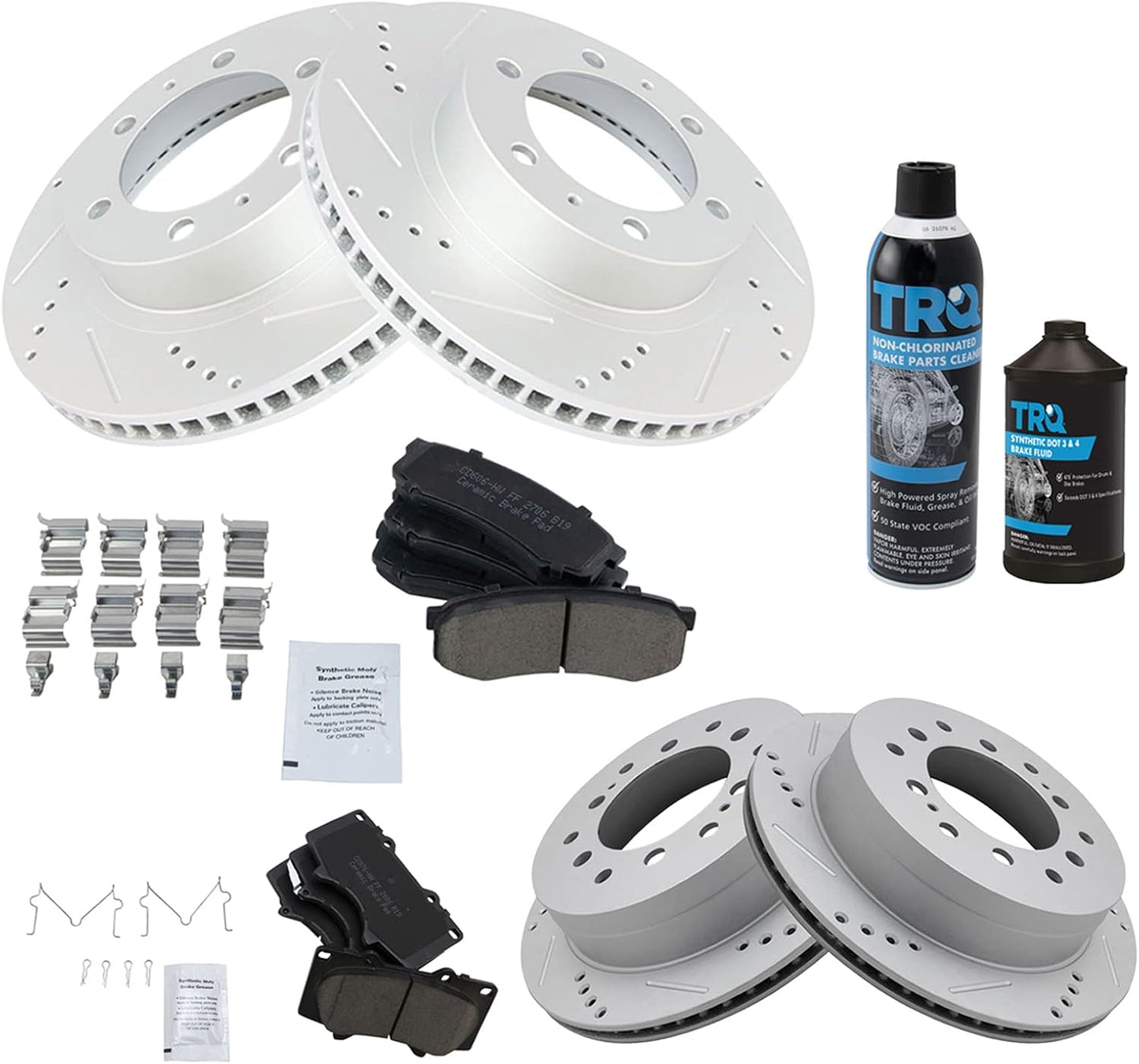 Performance Brake Pad & Rotor Kit for 2003-2009 Toyota 4Runner
