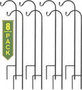 Shepherds Hooks for Outdoor - Set of 8 Adjustable Garden Stakes