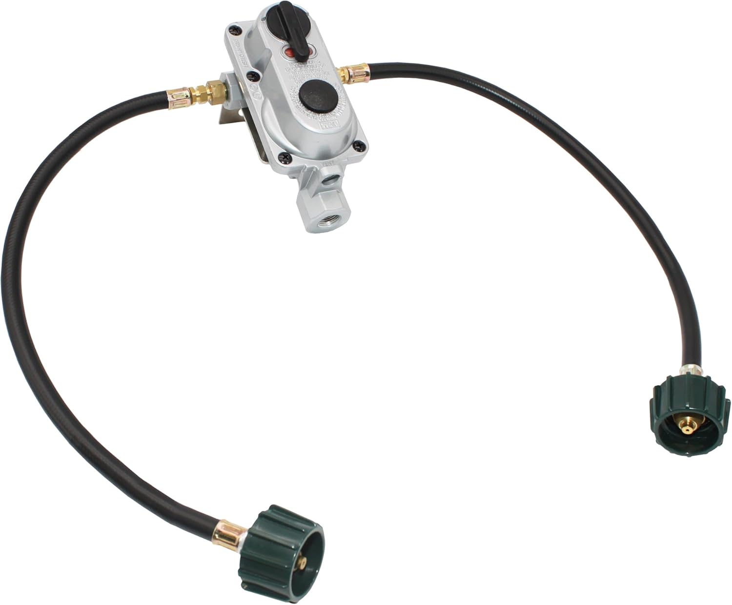 Flame King 2-Stage Auto Changeover LP Propane Gas Regulator