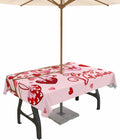 Waterproof Valentine's Tablecloth - Be My Valentine Quote