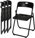 Folding Chair Set of 4, Lightweight & Sturdy for Events