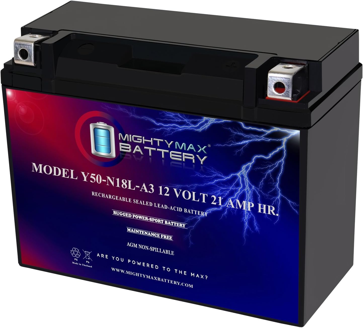 Mighty Max Battery Y50-N18L-A3 for Honda GL1500 Gold Wing
