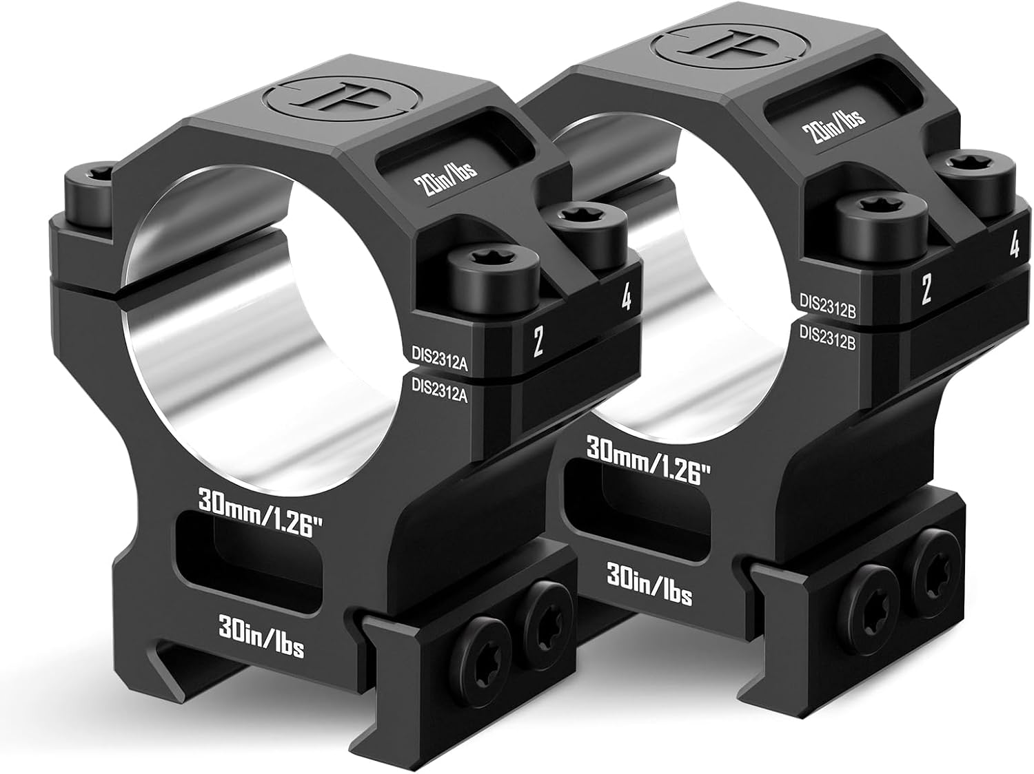 7075 Series Aluminum Scope Rings for Precision Mounting
