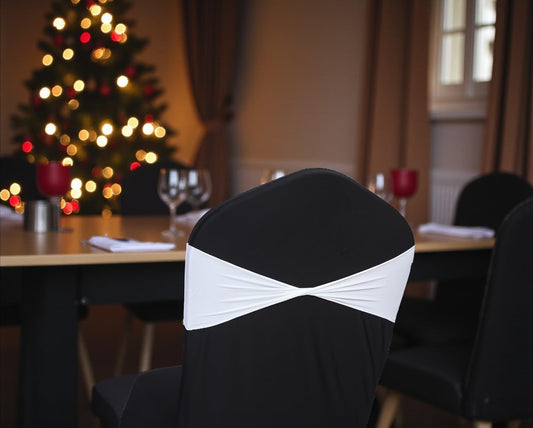 MDS 150 Pack Spandex Chair Sashes for Weddings and Parties