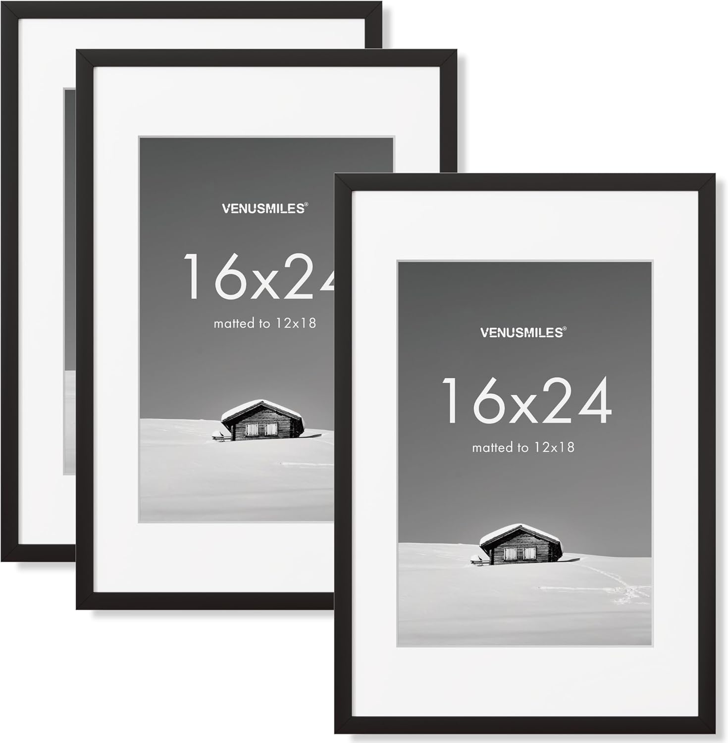 16x24 Picture Frame Set - Versatile Display for Your Photos