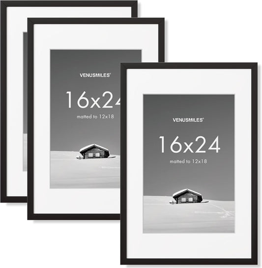 16x24 Picture Frame Set - Versatile Display for Your Photos