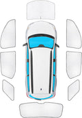 KMF 8pcs Thicken Full Window Sun Shades for Chevy Traverse - Privacy