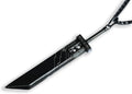 Extra Large Fantasy RPG VII Cloud Buster Sword Pendant Necklace - Bold
