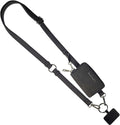 Clip and Go Brushed Vegan Phone Lanyard - Hands-Free Crossbody Case