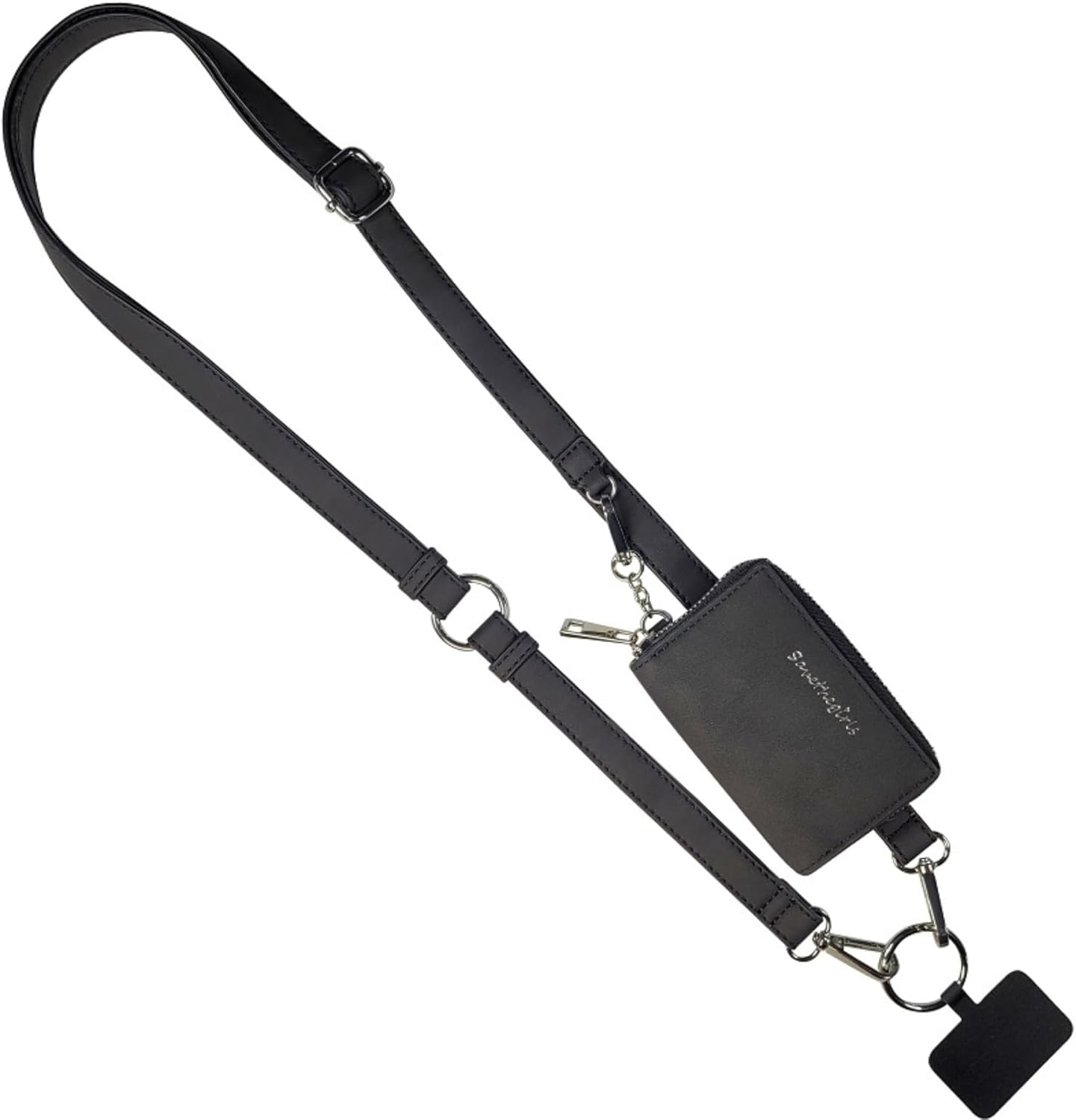 Clip and Go Brushed Vegan Phone Lanyard for Modern Women