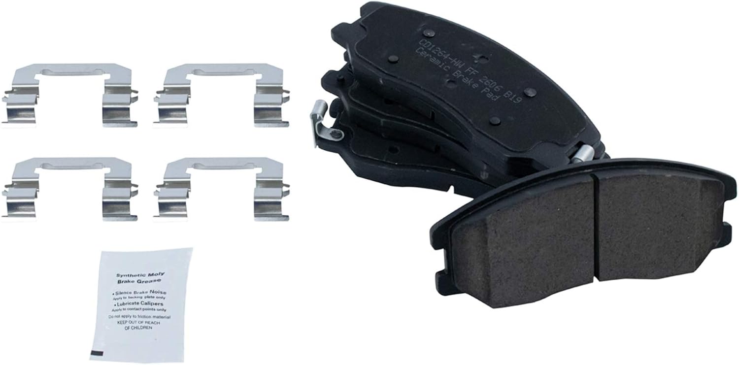 TRQ Front Brake Pads Ceramic for Chevrolet Captiva Sport & More