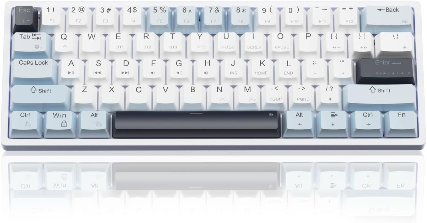 SK961 Wireless Mechanical Gaming Keyboard with RGB Backlight & Red Switch