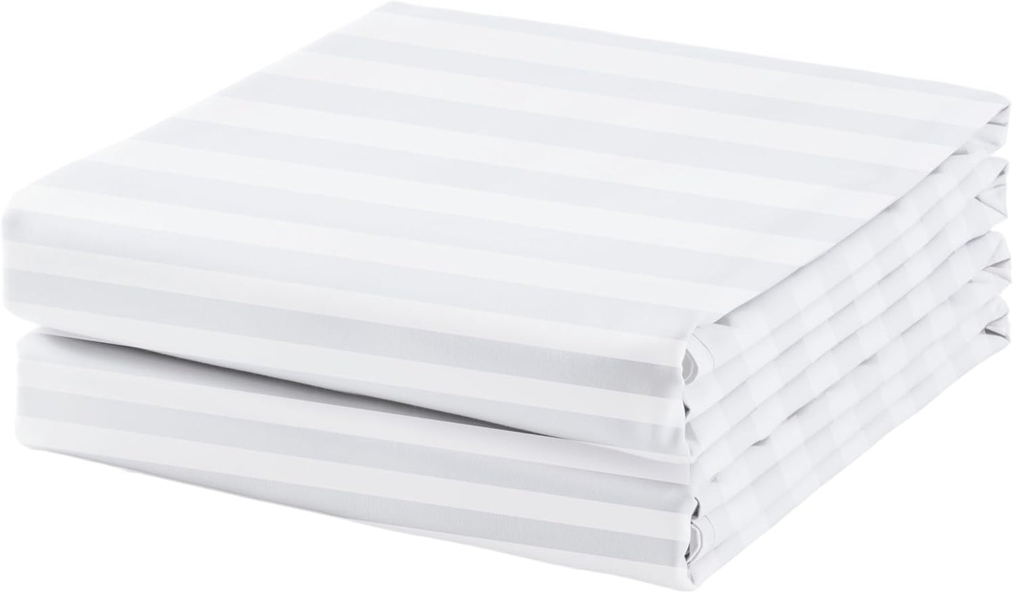 Luxurious 2-Pack Cotton Full Flat Sheet Set for Ultimate Comfort