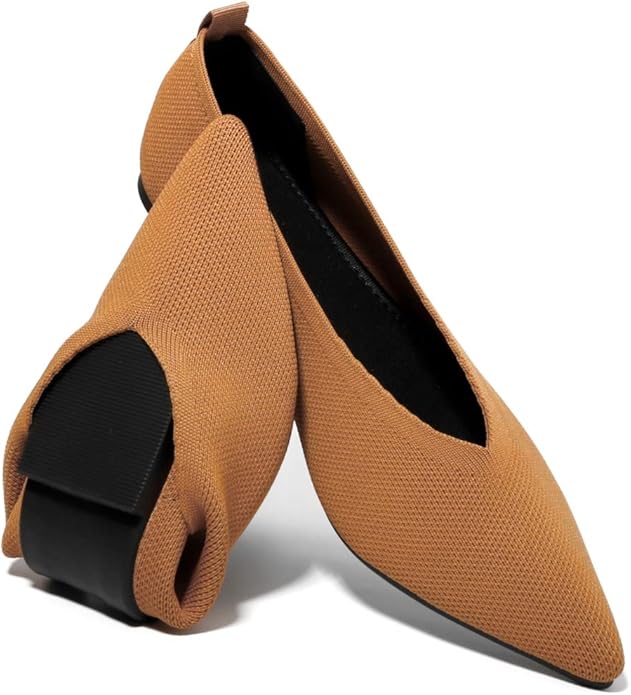Slocyclub Flat Shoes for Women - Comfortable Pointed Toe Design