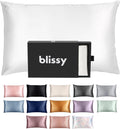 Blissy Silk Pillowcase 22 Momme Mulberry Silk - Smooth, Cooling Sleep