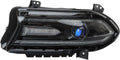 TRQ Driver Side Headlight Assembly Halogen Compatible with 2015-16