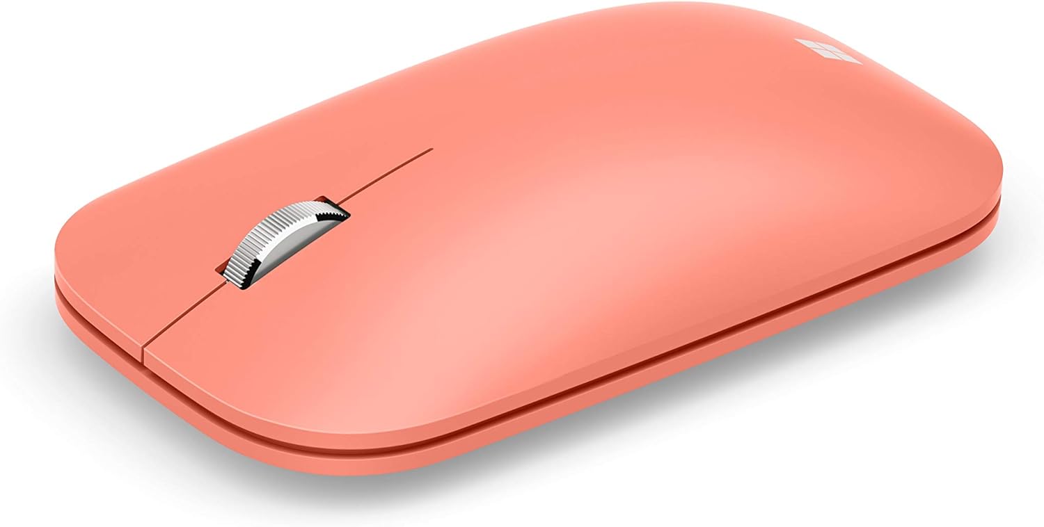 Microsoft Mobile Mouse - Peach for Comfortable Navigation Anytime