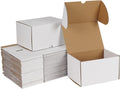7x5x4 White Shipping Boxes Set of 50 - Sturdy Mailer Boxes for Small